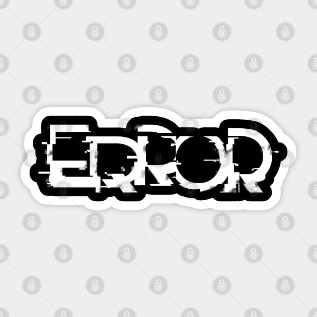 Error Sticker by t4tif